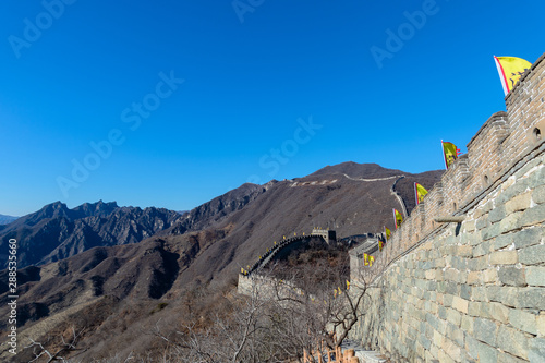 Great wall of china is Landmark at Jinshanling, Beijing