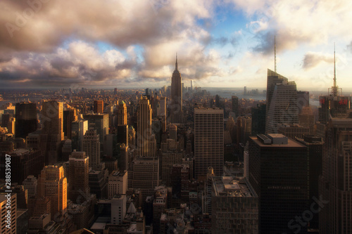 New York skyline viewed from Rockefeller Center rooftop © Bruno