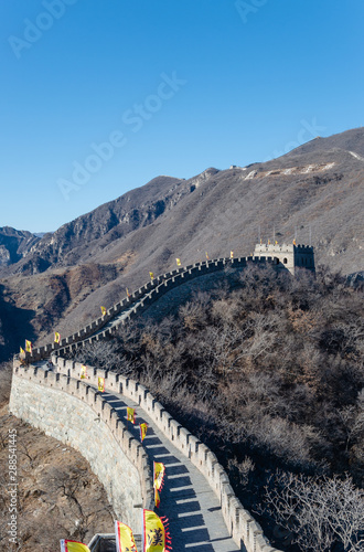 Great wall of china is Landmark at Jinshanling, Beijing