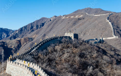 Great wall of china is Landmark at Jinshanling, Beijing