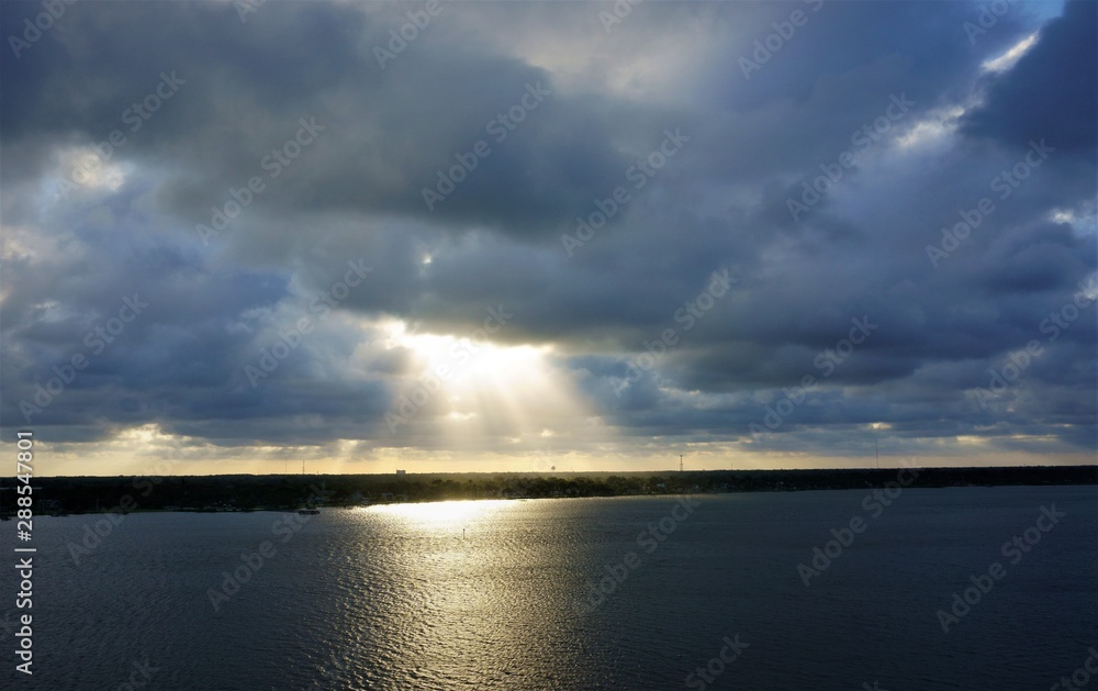 clouds over lake, calm, sunset, sky, sea, water, clouds, ocean, sun, sunrise, beach, landscape, nature, horizon, lake, evening, clouscape, twilight, orange, seascape