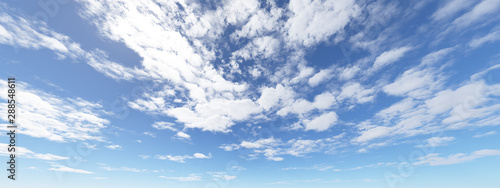 panorama blue sky with cloud
