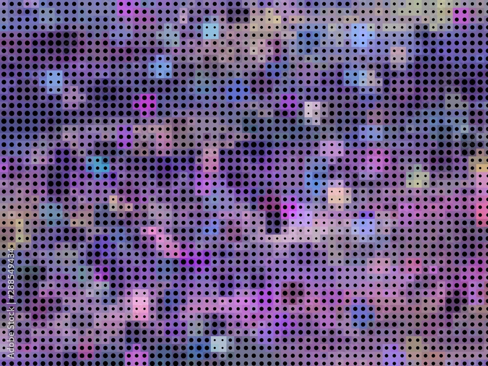 illustration graphic design color dot pattern abstract background,plaid pattern with rough paper texture abstract background ,LED light color dot style graphic