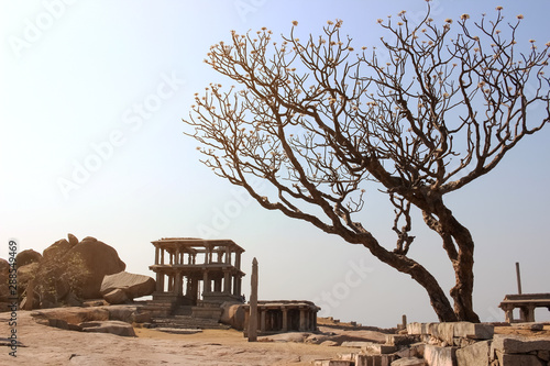 ruins of ancient structure in Hampi © Shameel