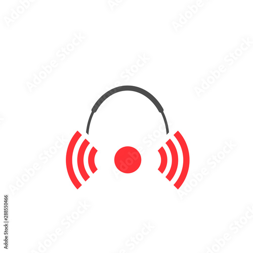 Headphones vector icon