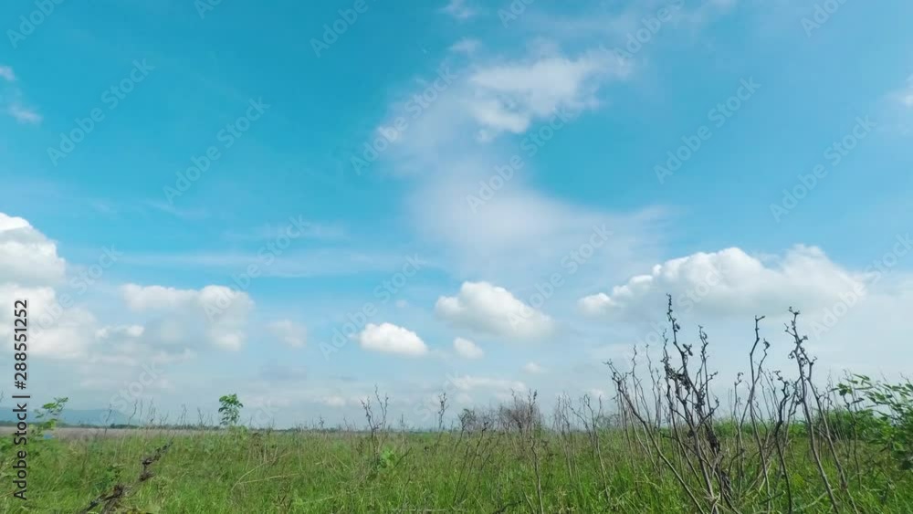 time-lapse of blue sky and white small cloud number on morning time-lapse of blue sky and white small cloud number on morning