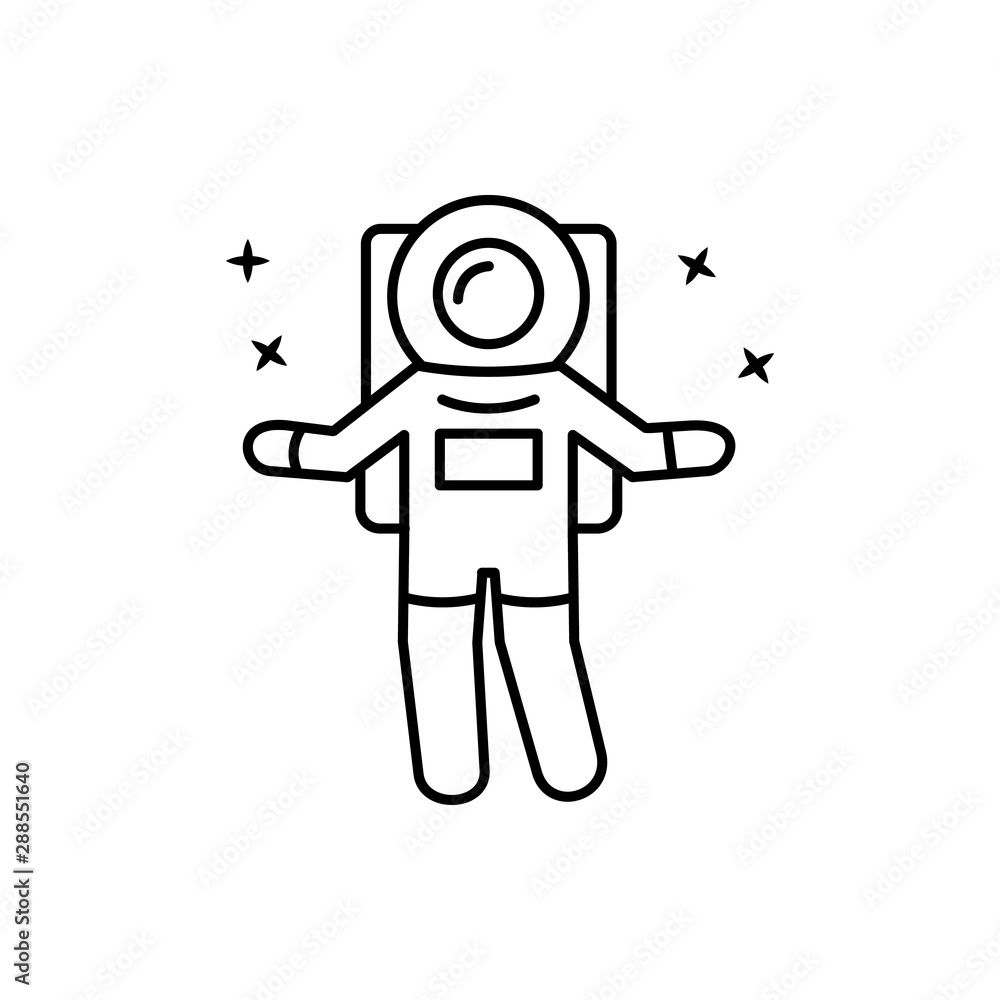 Astronaut, cosmonaut, star icon. Element of astronaut icon Astronaut, cosmonaut, star icon. Element of astronaut icon