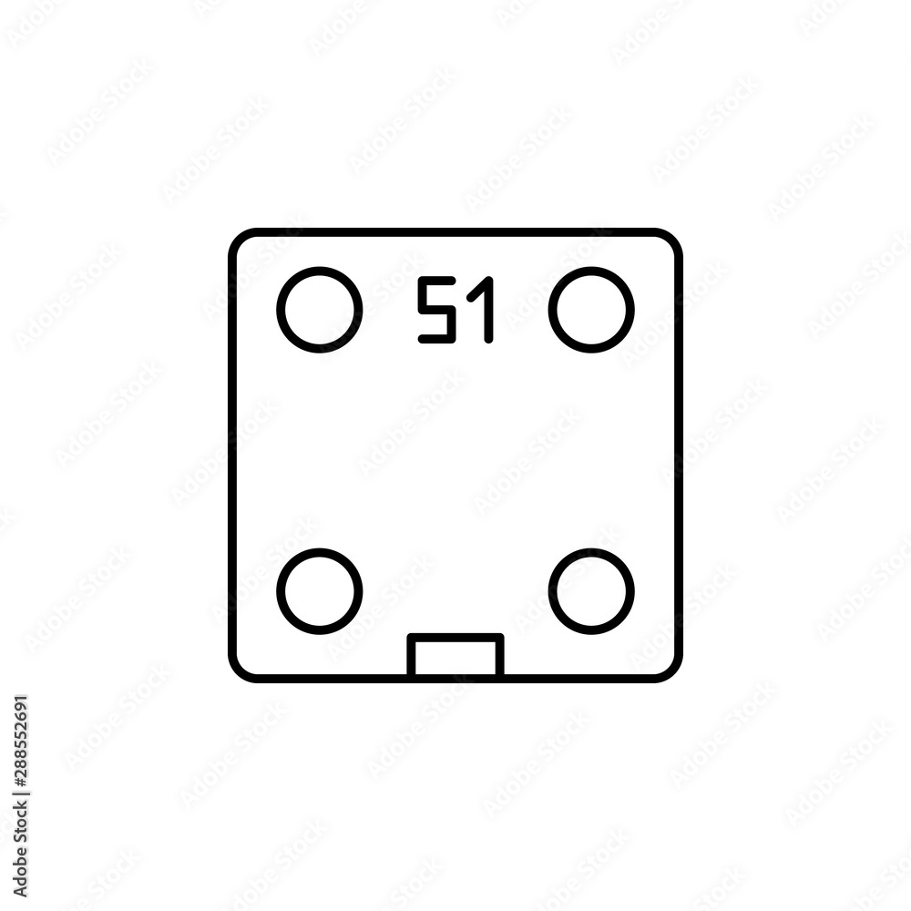 Bathroom scale, gadget icon. Element of gadget icon Bathroom scale, gadget icon. Element of gadget icon