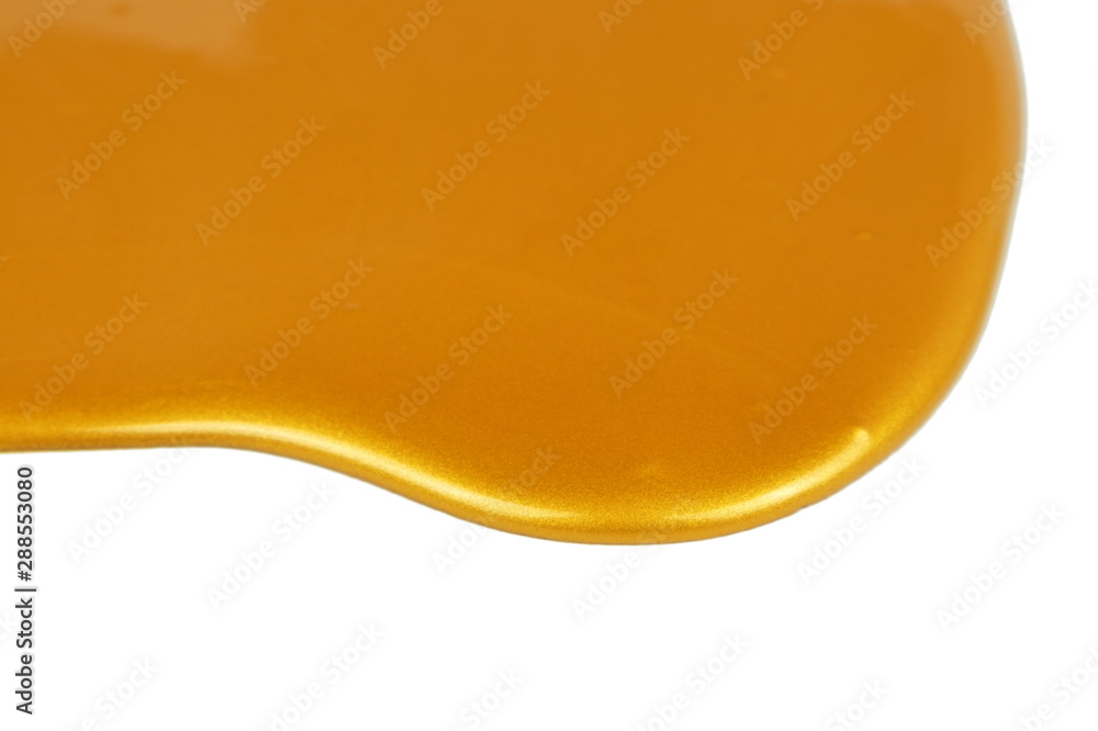 Dripping golden paint Dripping golden paint