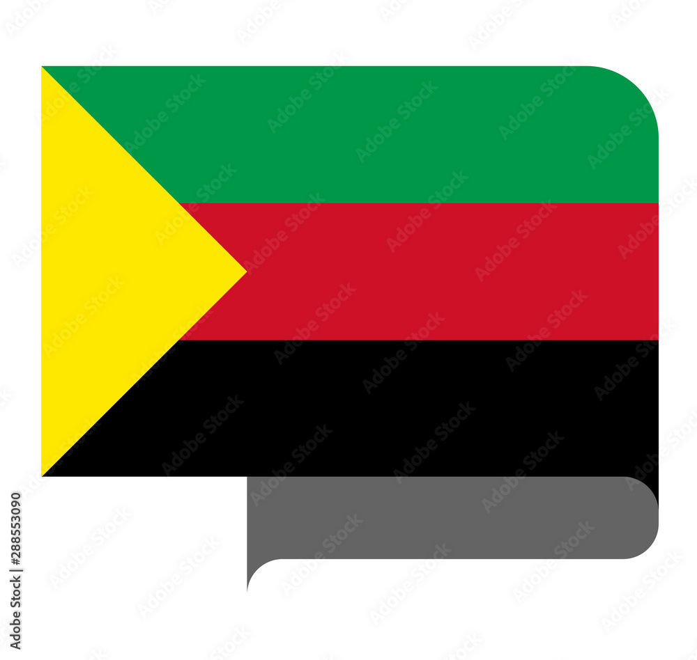 Flag horizontal shape, pointer for world map Flag horizontal shape, pointer for world map
