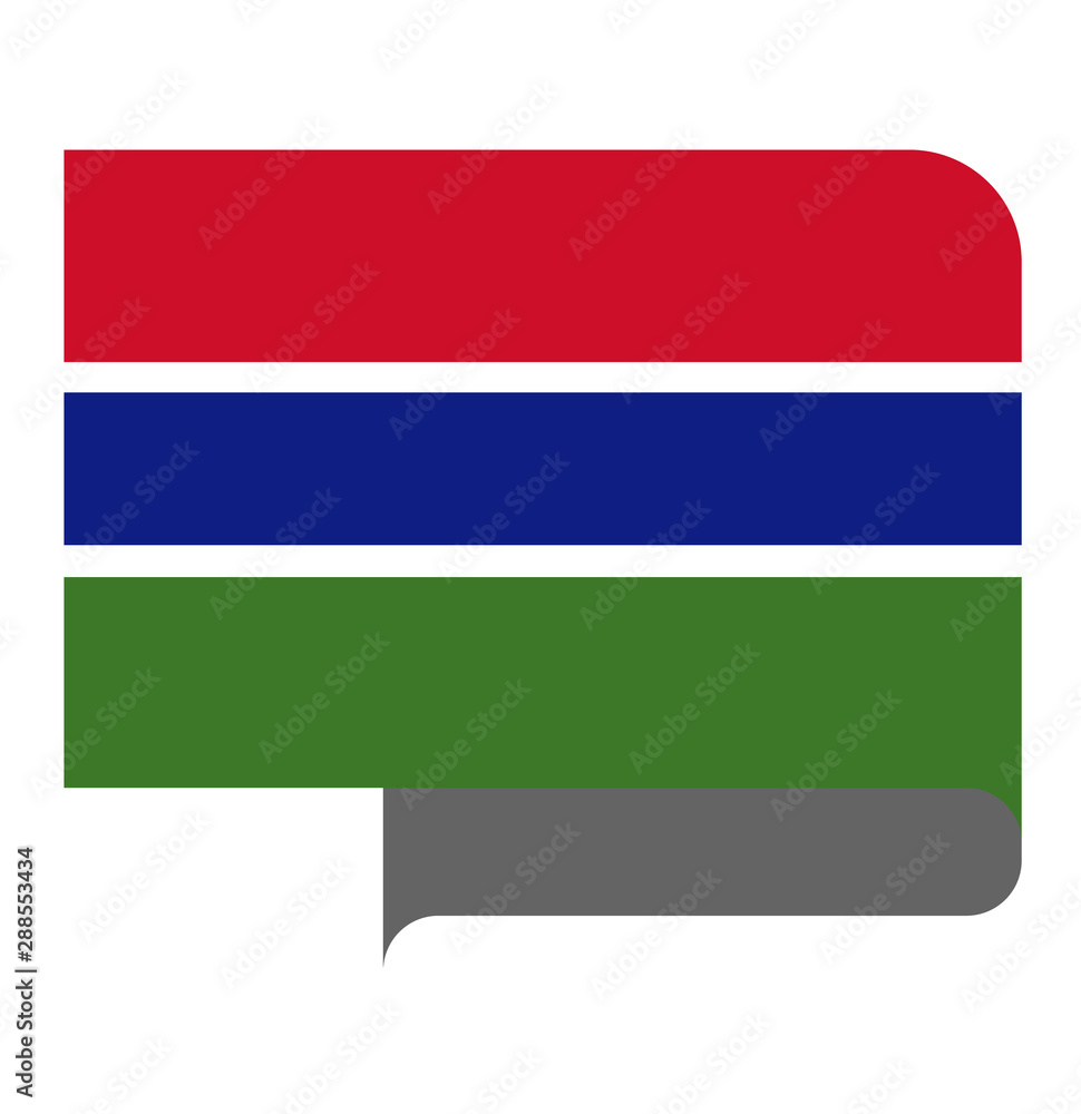 Flag horizontal shape, pointer for world map Flag horizontal shape, pointer for world map