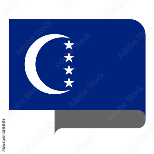 Flag horizontal shape, pointer for world map photo