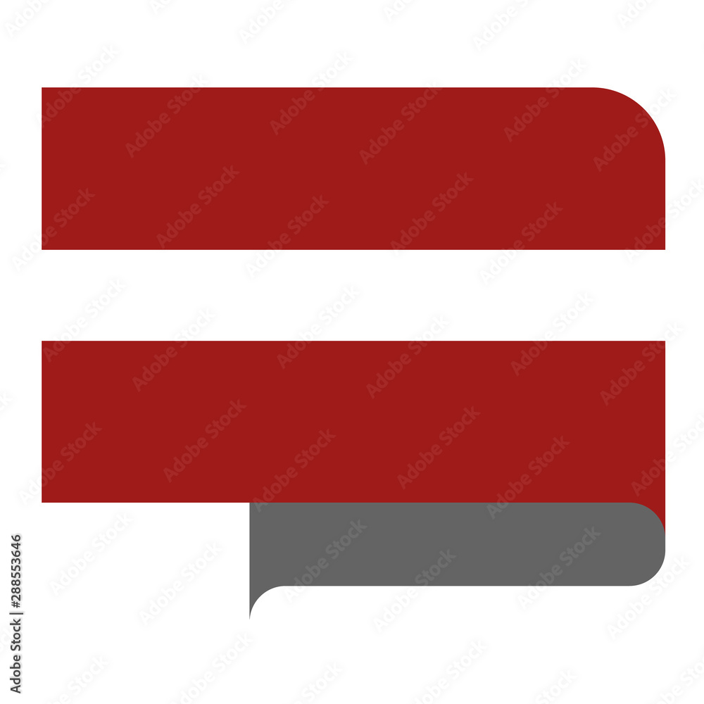 Flag horizontal shape, pointer for world map Flag horizontal shape, pointer for world map