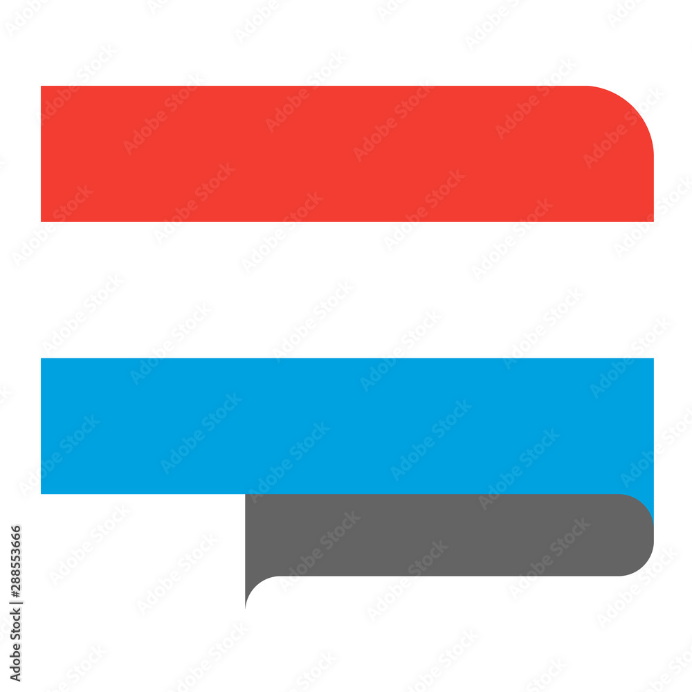 Flag horizontal shape, pointer for world map Flag horizontal shape, pointer for world map