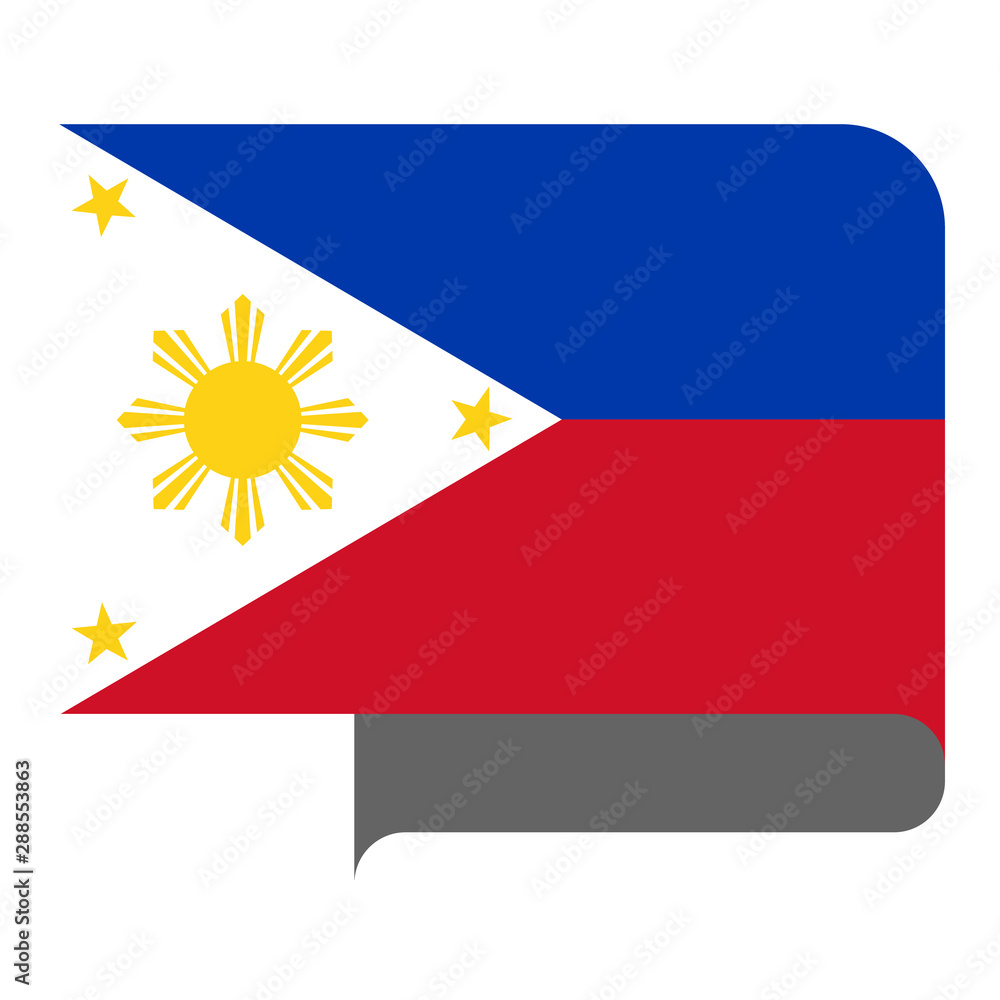 Fototapeta premium Flag horizontal shape, pointer for world map