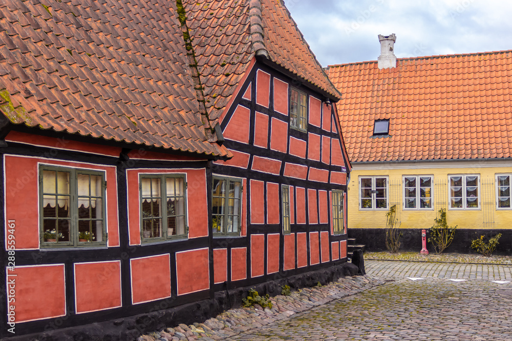 Aeroskobing, Denmark - Old, Traditional Houses in Aeroskobing