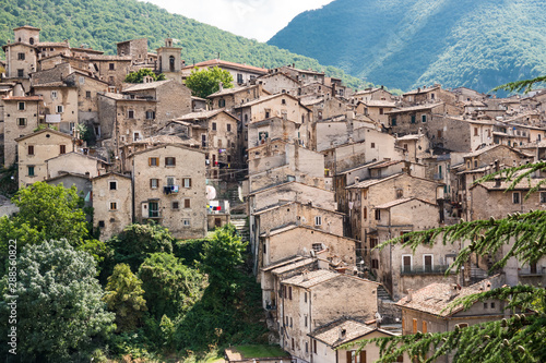 Scanno, Italy: Scenic View of the Historical Village of Scanno Abruzzo Region photo