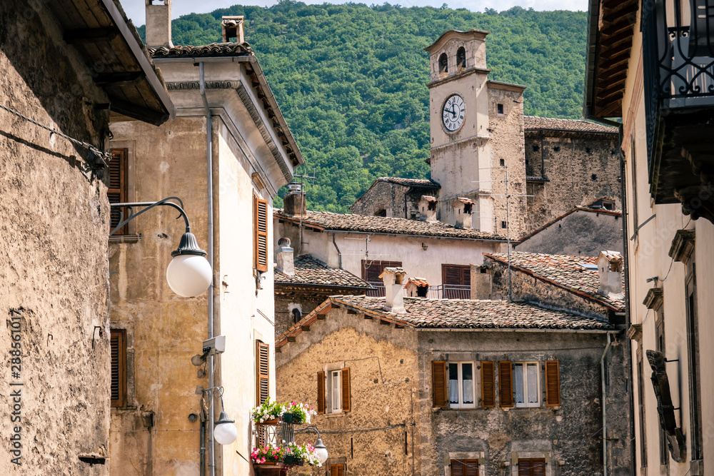 Scanno, Italy: Scenic View of the Historical Village of Scanno Abruzzo Region