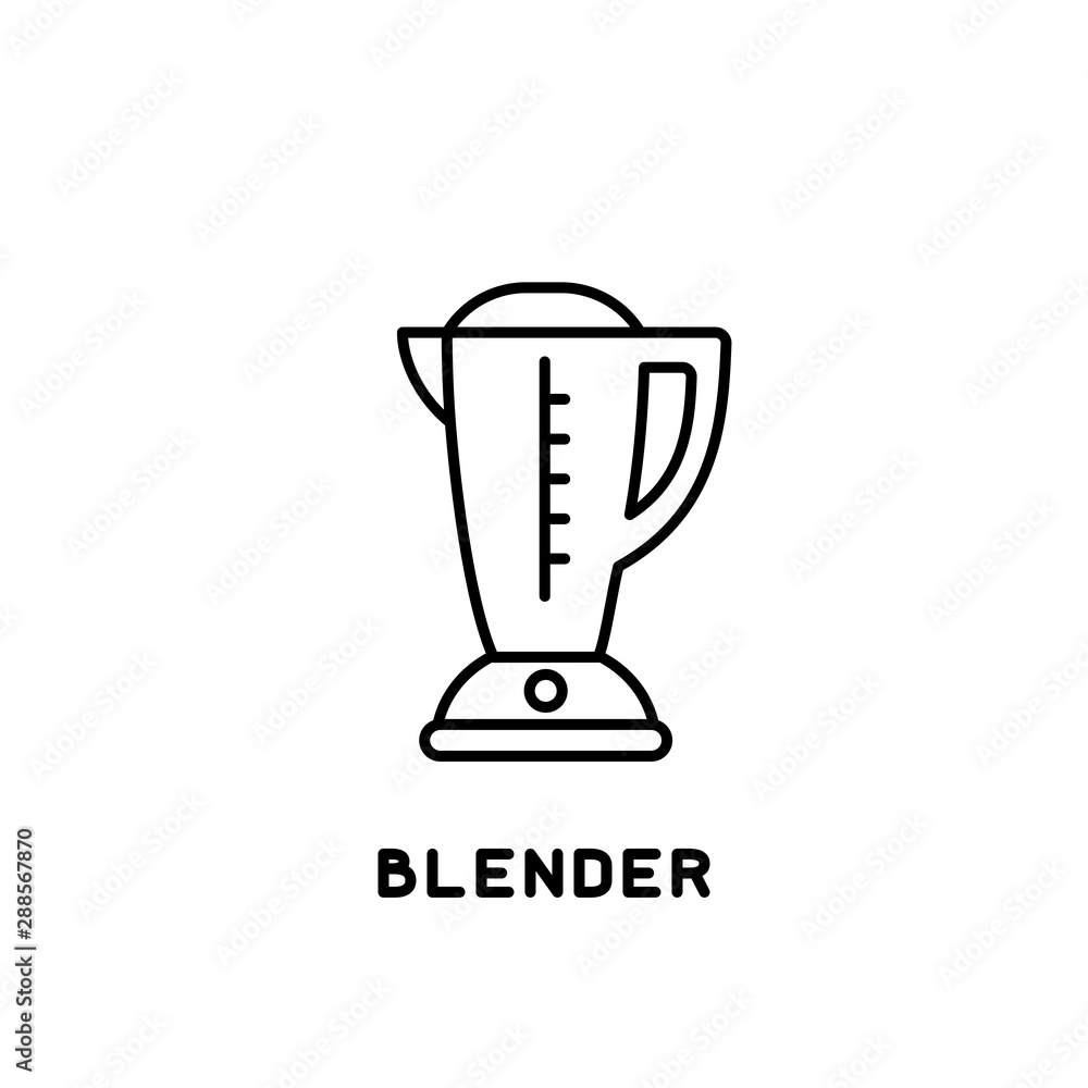 blender icon in linear style