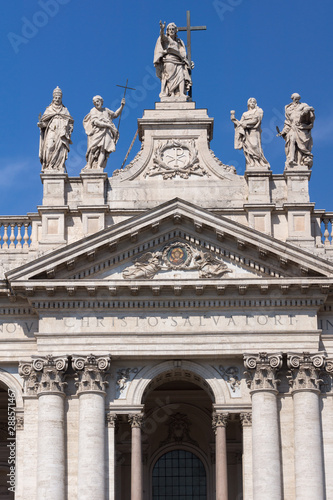 Basilica di San Giovanni in Laterano in city of Rome, Italy