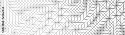 Vector perspective grid. Detailed lines on white background.Wave with many lines. Network of lines. Abstract digital background. Connection.