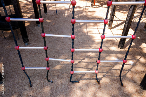 Scales in a children's playground. photo