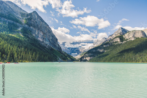 Lake Louise, Banff National Park, Alberta, Canada on a clear day