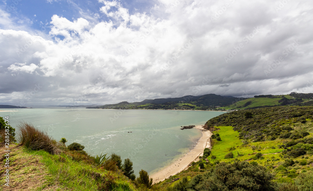 view from viewpoint near Opononi, New Zealand
