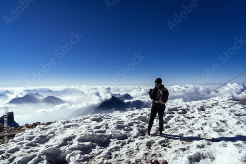 Zugspitze peak trip. Travel photography of the Bavarian alps on the German - Austrian border.  © marcinjozwiak