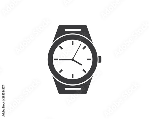 wrist watch icon vector template design