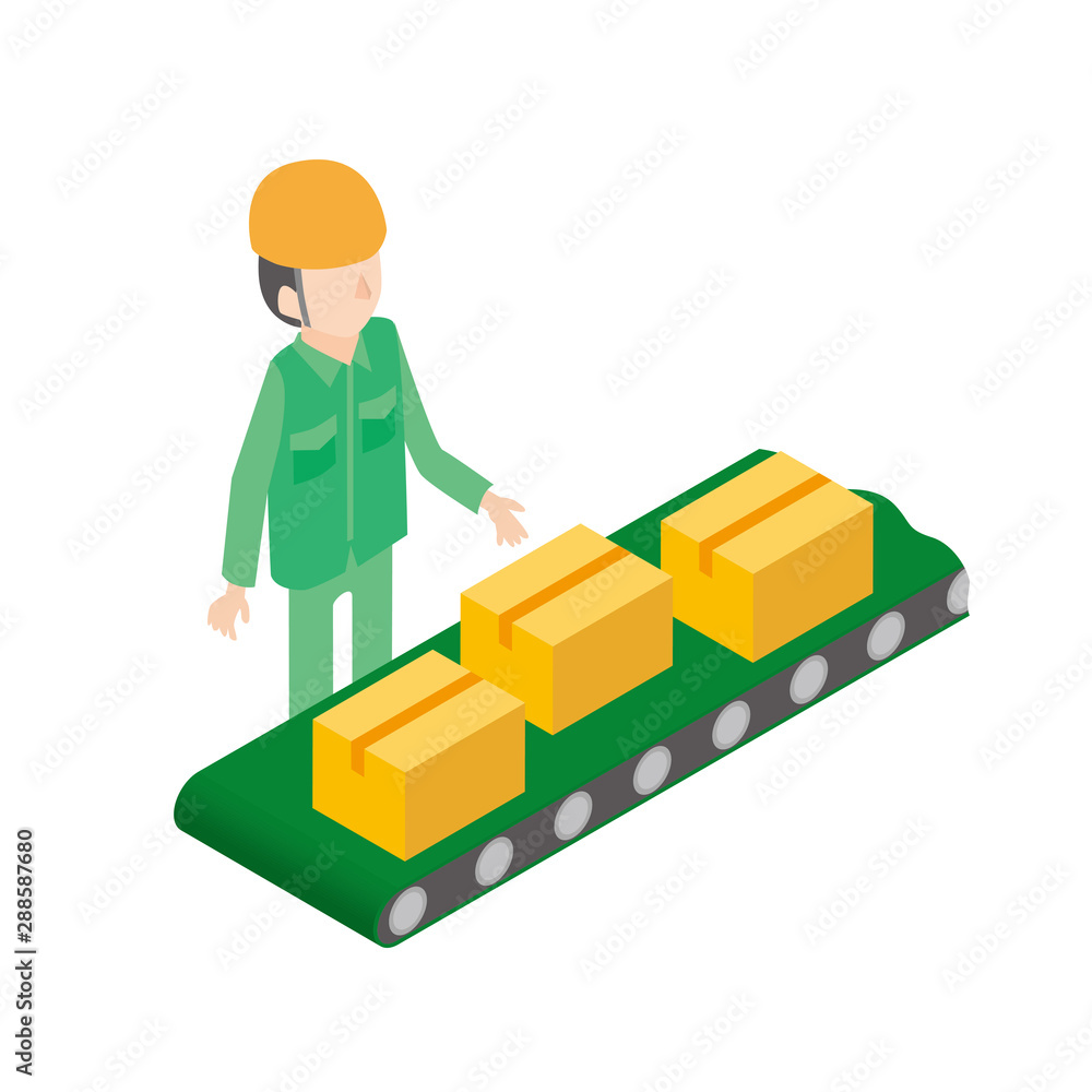コンベア 作業員 工場 仕分け 段ボール 作業 軽作業 Stock Vector Adobe Stock コンベア 作業員 工場 仕分け 段ボール 作業 軽作業 Stock Vector Adobe Stock
