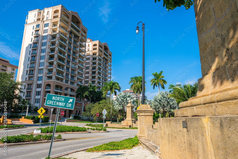 Fototapeta premium Coral Gables Cityscape
