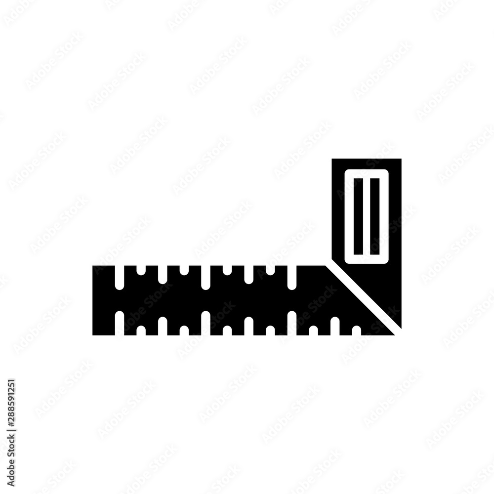 Obraz premium ruler icon trendy