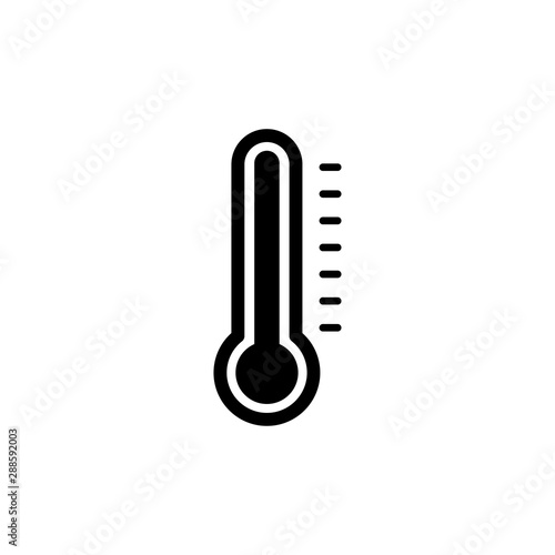 thermometer icon trendy