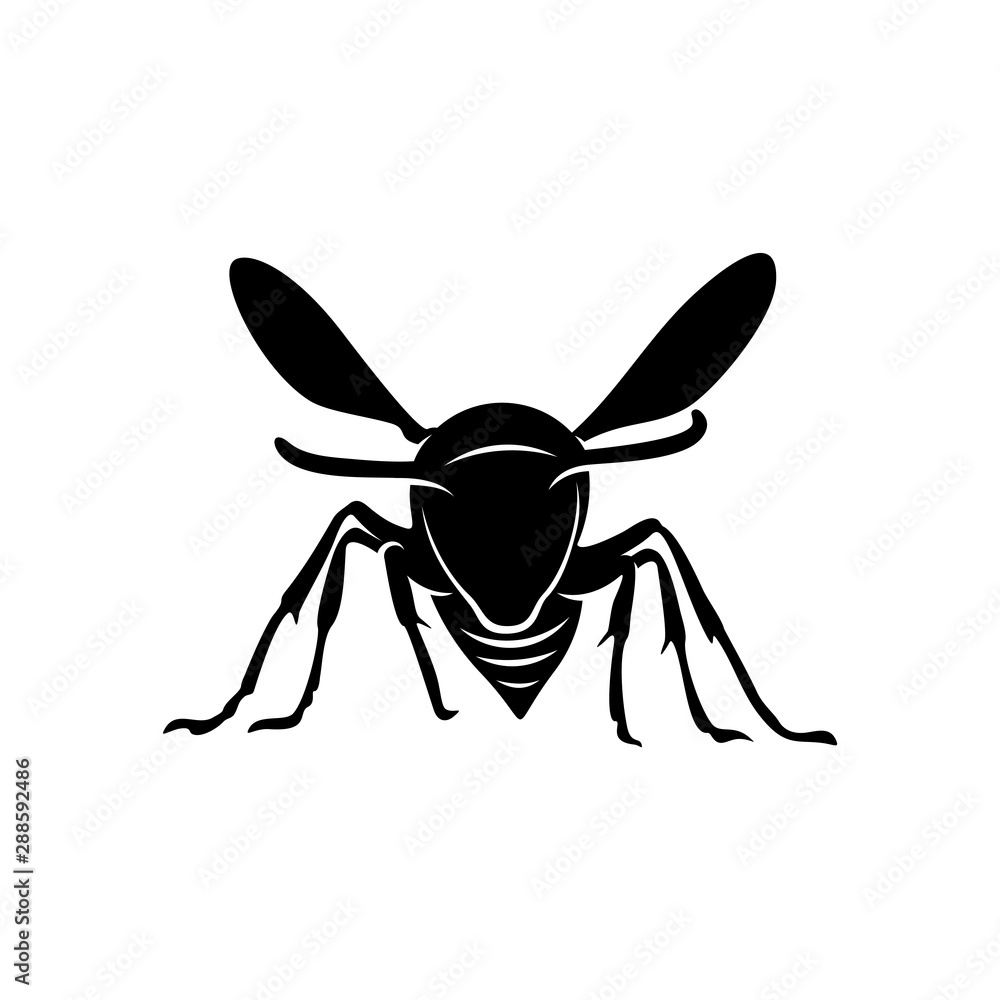 Bee logo design vector. Icon Symbol. Template Illustration Bee logo design vector. Icon Symbol. Template Illustration