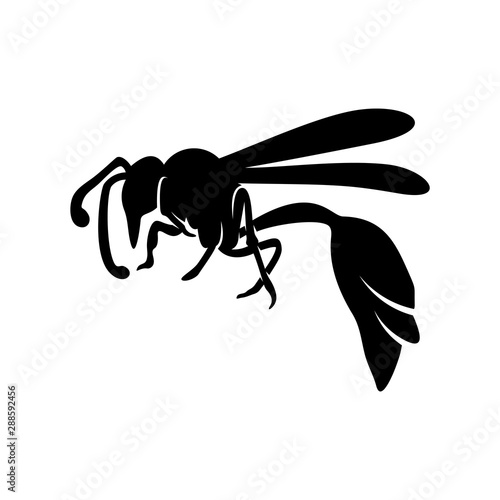 Bee logo design vector. Icon Symbol. Template Illustration