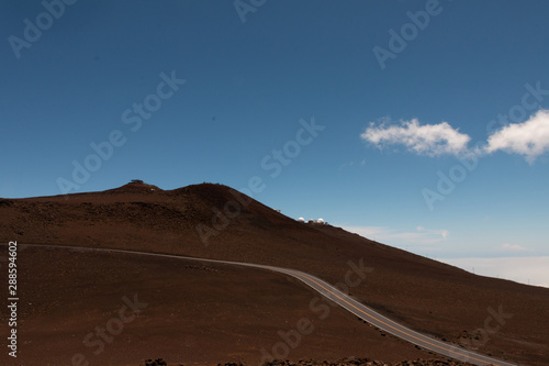 Road to Haleakala Volcano Hawaii 