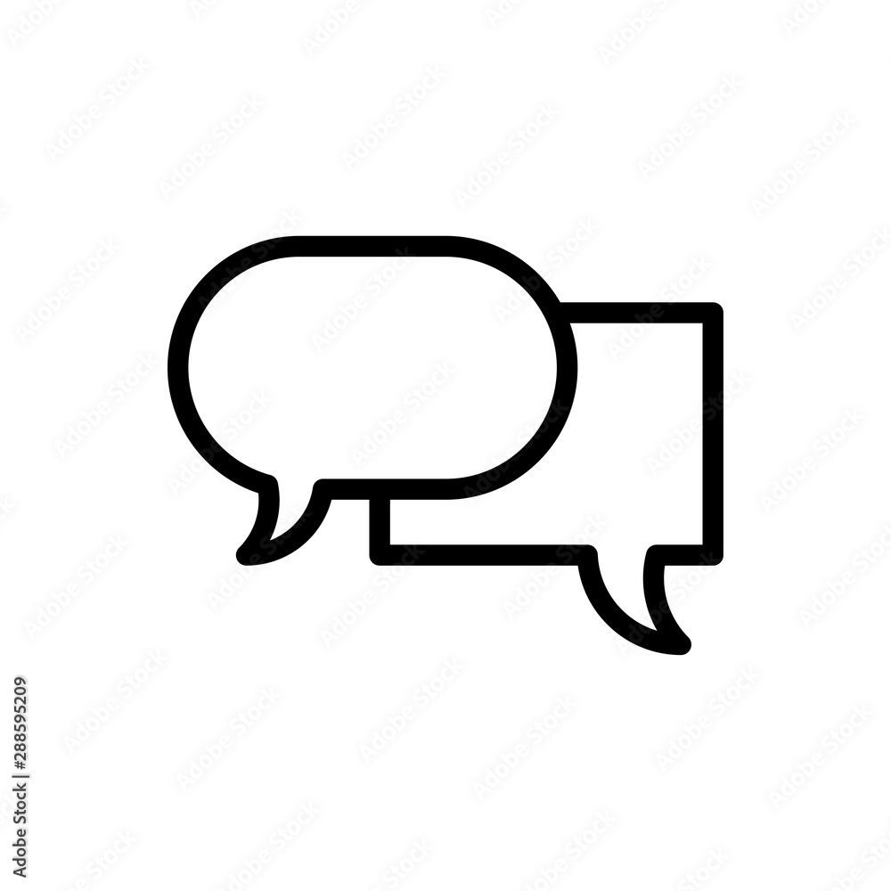 Fototapeta premium bubble speech icon