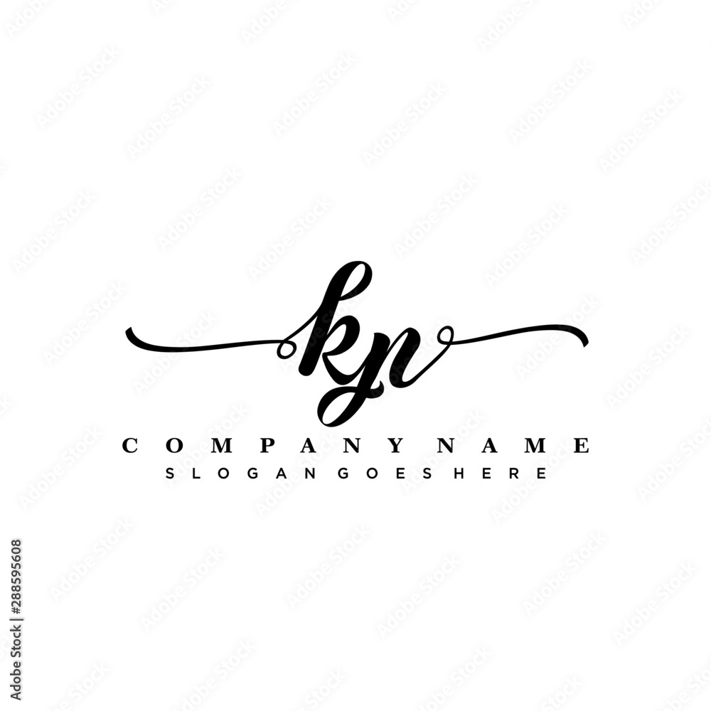 letter KP handwritting logo, handwritten font for business letter KP handwritting logo, handwritten font for business