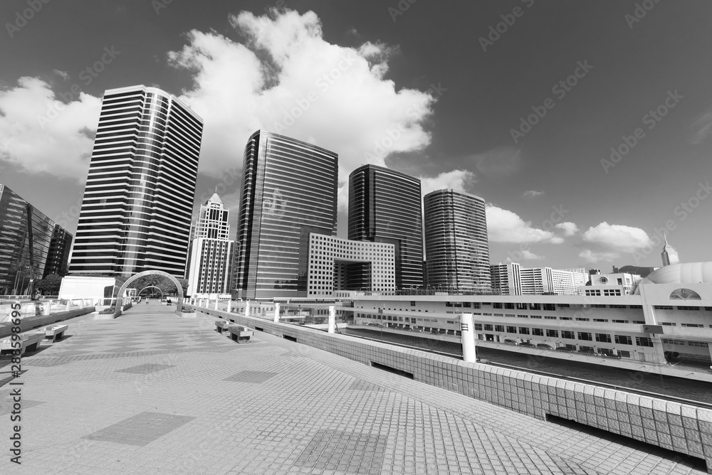 Fototapeta premium Midtown of Hong Kong city
