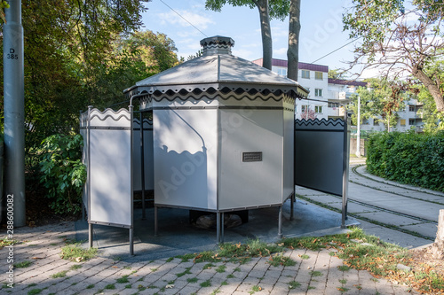Photography public urinal