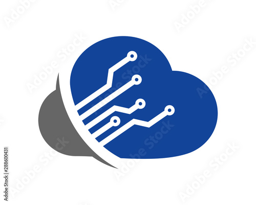 cloud tech pcb logo template