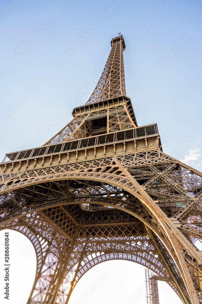 Riddles of the Eiffel Tower design in sun highlights
