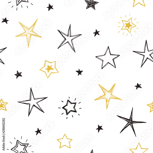 stars seamless pattern