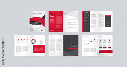 template layout design with cover page for company profile ,annual report , brochures, flyers, presentations, leaflet, magazine,book . and vector a4 size for editable.