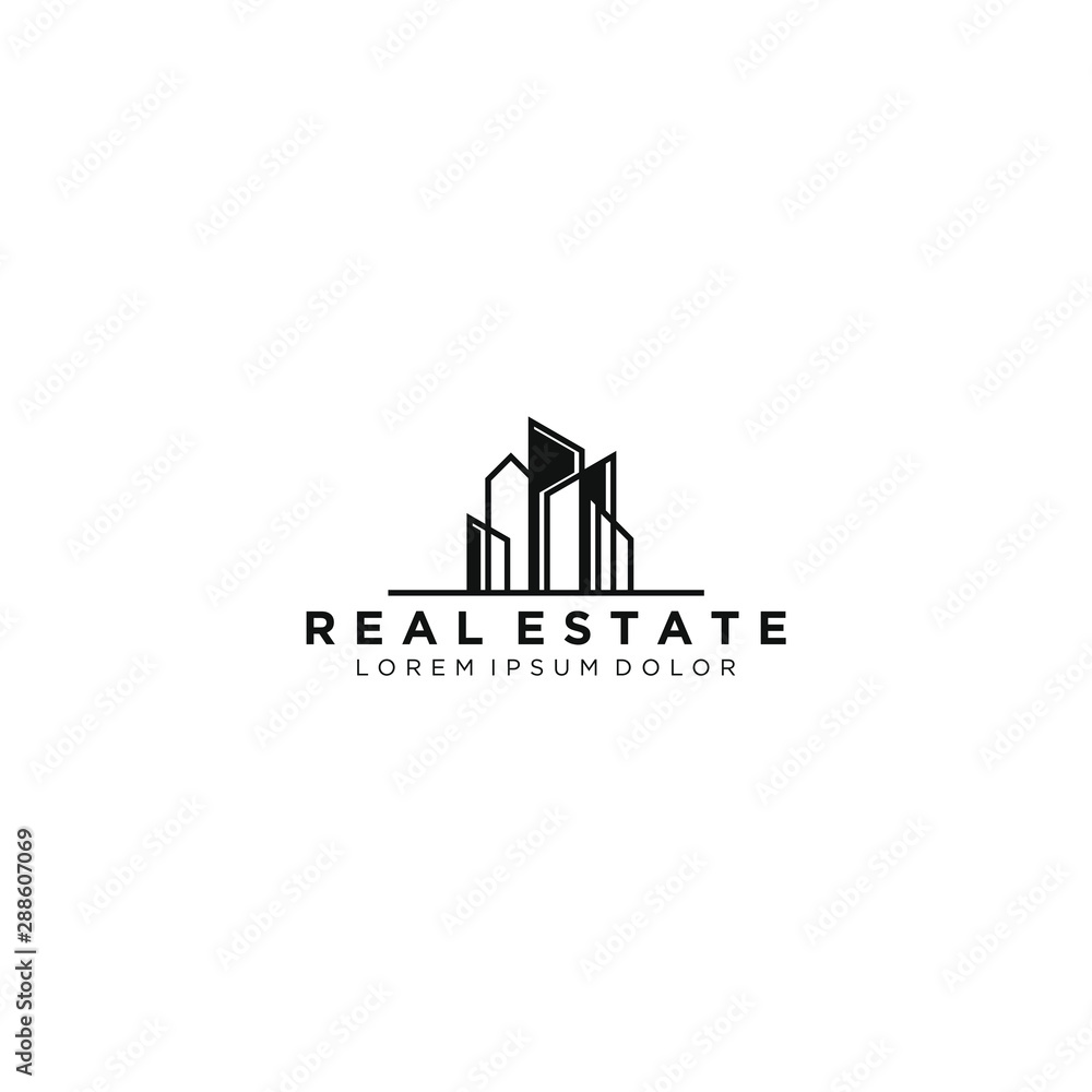 Real estate logo - modern and simple design