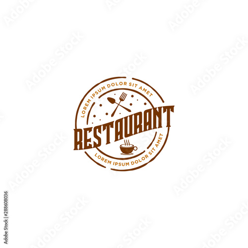 Restaurant logo - food drink product