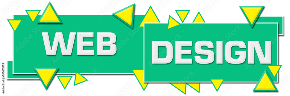 Web Design Turquoise Yellow Horizontal Squares Triangles Web Design Turquoise Yellow Horizontal Squares Triangles