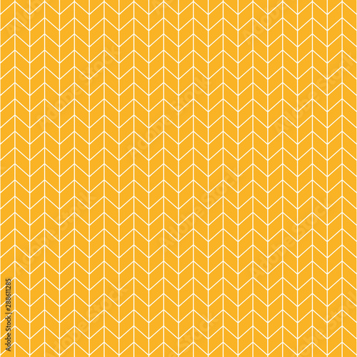 Orange and white geometric seamless pattern © FRESH TAKE DESIGN