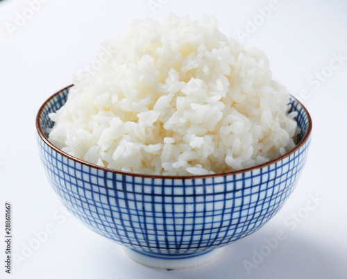 cooked rice steamed rice on bowl
